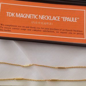 RARE vintage 70s TDK magnetic necklace